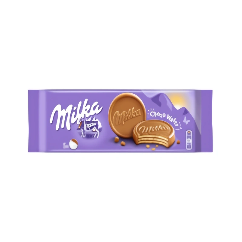 Вафли Милка с начинкой какао покрытые молочным шоколадом