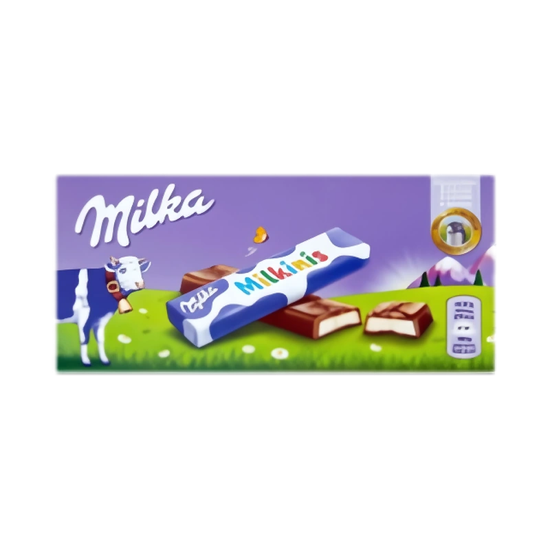 Шоколад молочный Милка «Милкинис» со сливочно-молочной начинкой