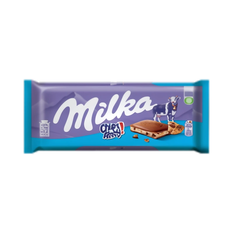 Шоколад молочный Милка с начинкой из молочного крема и кусочками шоколадного печенья