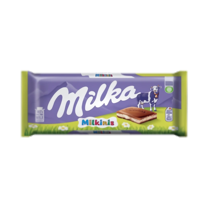Шоколад молочный Милка «Милкинис» со сливочно-молочной начинкой