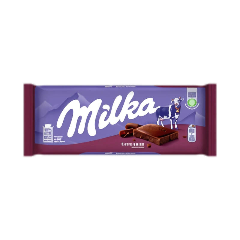 Шоколад молочный Милка с большим содержанием какао (минимум 45%)