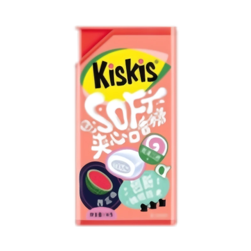 Жевательная резинка Kiskis Cool с арбузной начинкой
