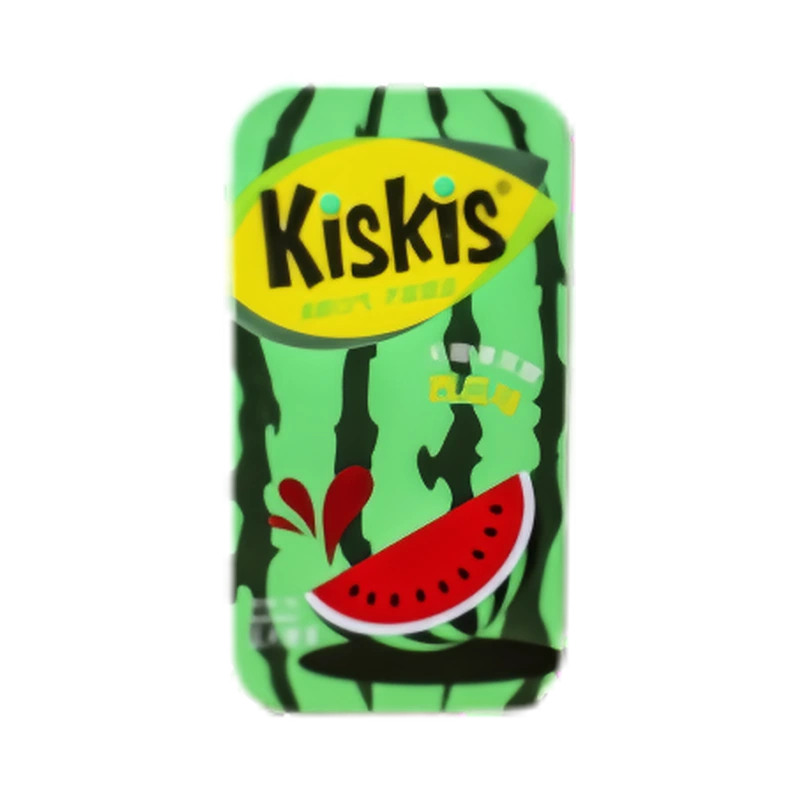 Мятные конфеты Kiskis без сахара со вкусом арбуза