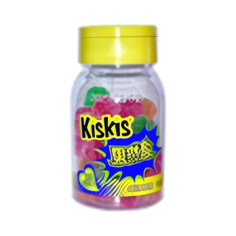 Жевательные конфеты Kiskis с кисло-фруктовыми вкусами